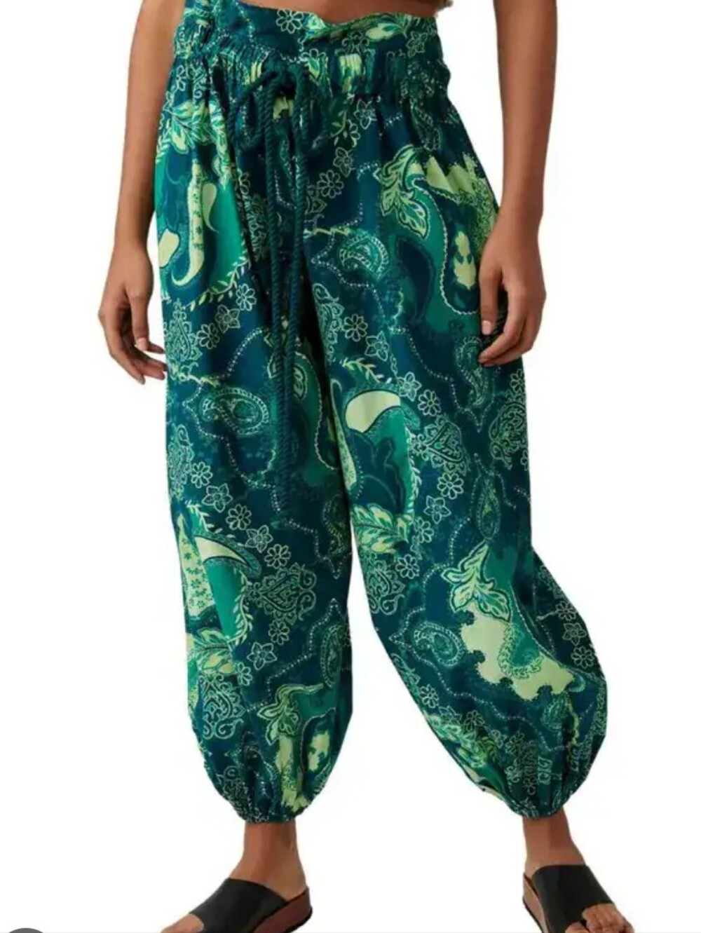 Free People After Glow Balloon Pants Size S 100% Cotton